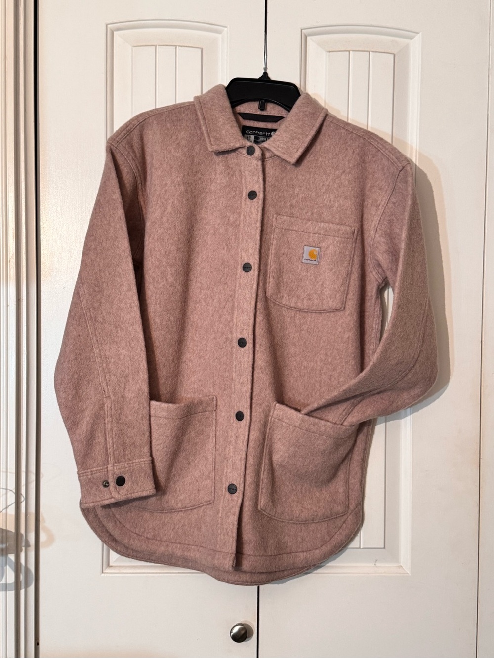 Carhartt Women's Dusty Rose Utility Shacket Jacket